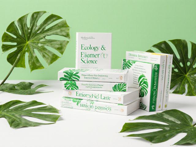 Lush greenery and climate science books