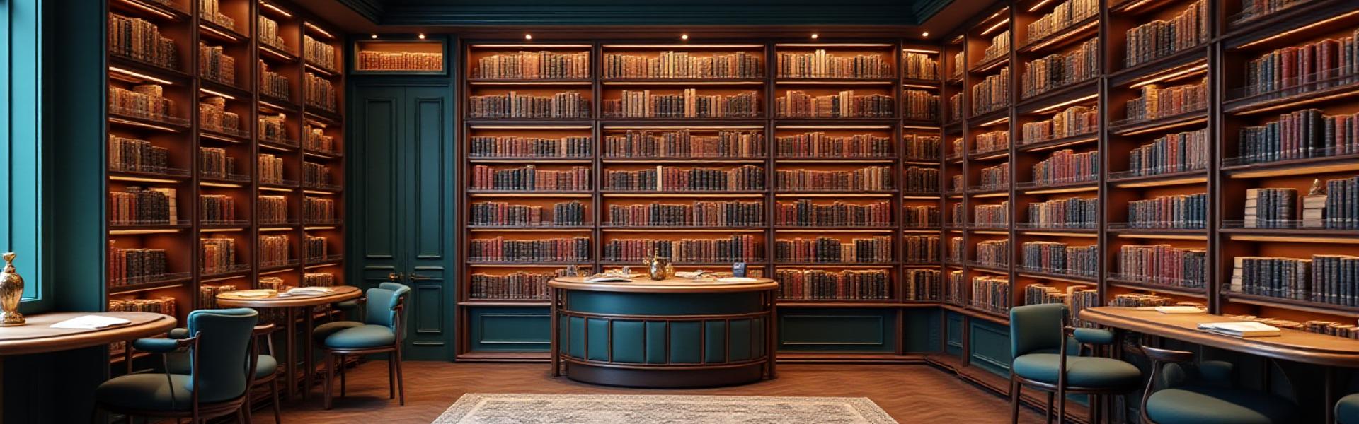 Cozy bookstore interior in Miami